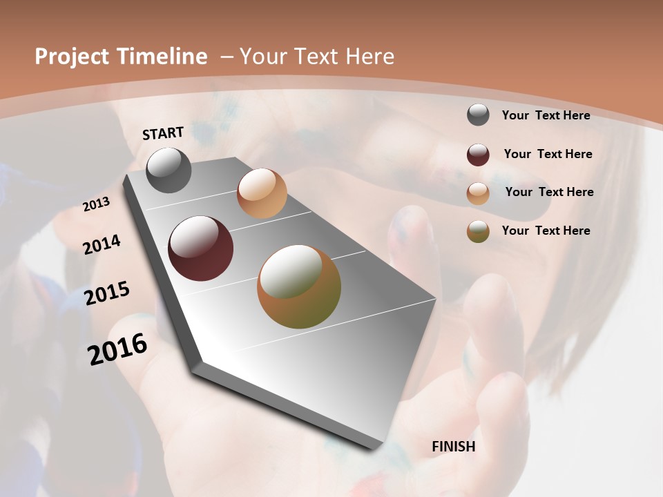 Three Boy People PowerPoint Template