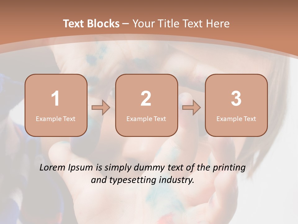 Three Boy People PowerPoint Template