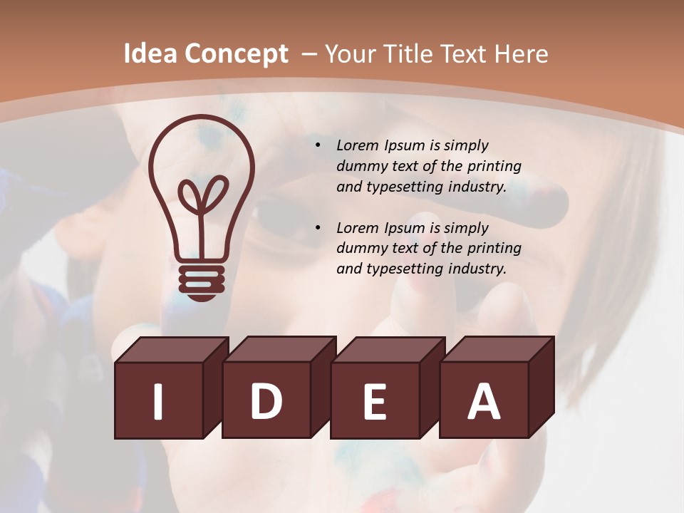 Three Boy People PowerPoint Template