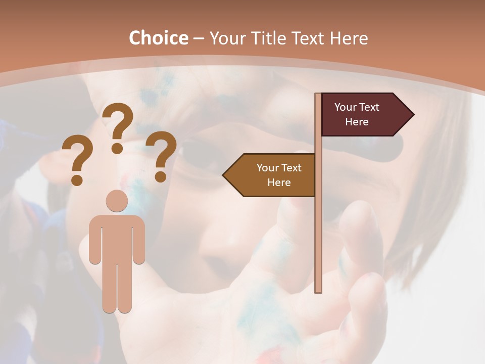 Three Boy People PowerPoint Template