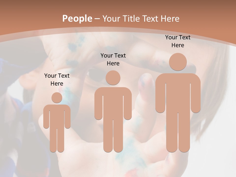 Three Boy People PowerPoint Template