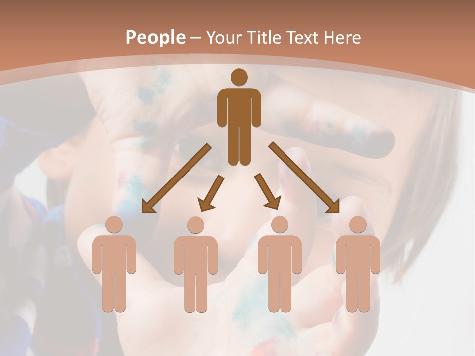 Three Boy People PowerPoint Template