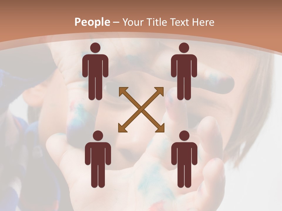 Three Boy People PowerPoint Template