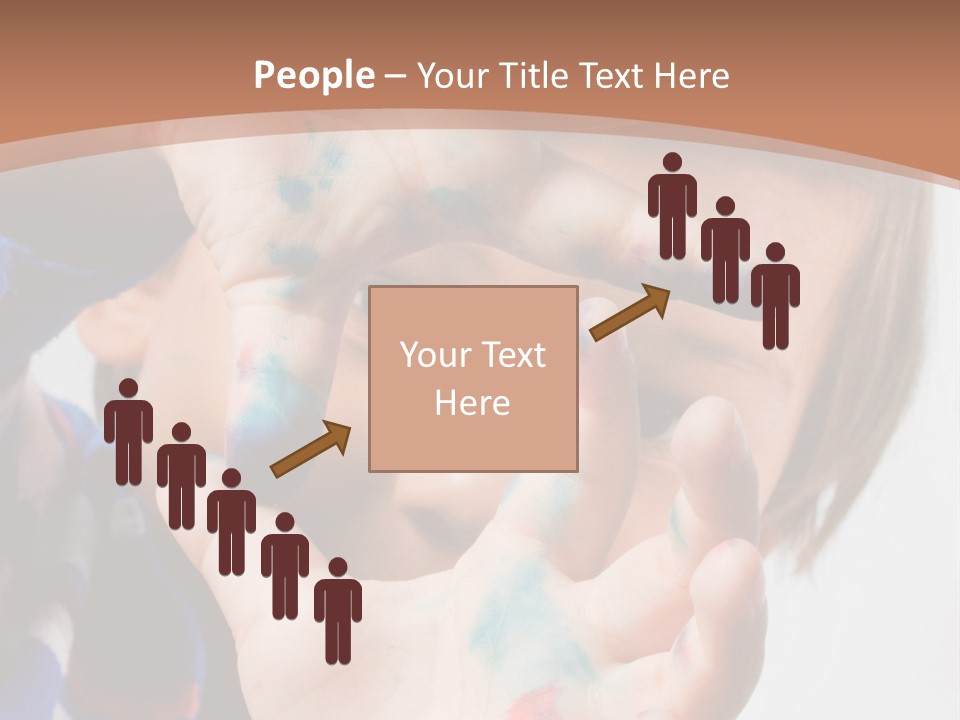 Three Boy People PowerPoint Template