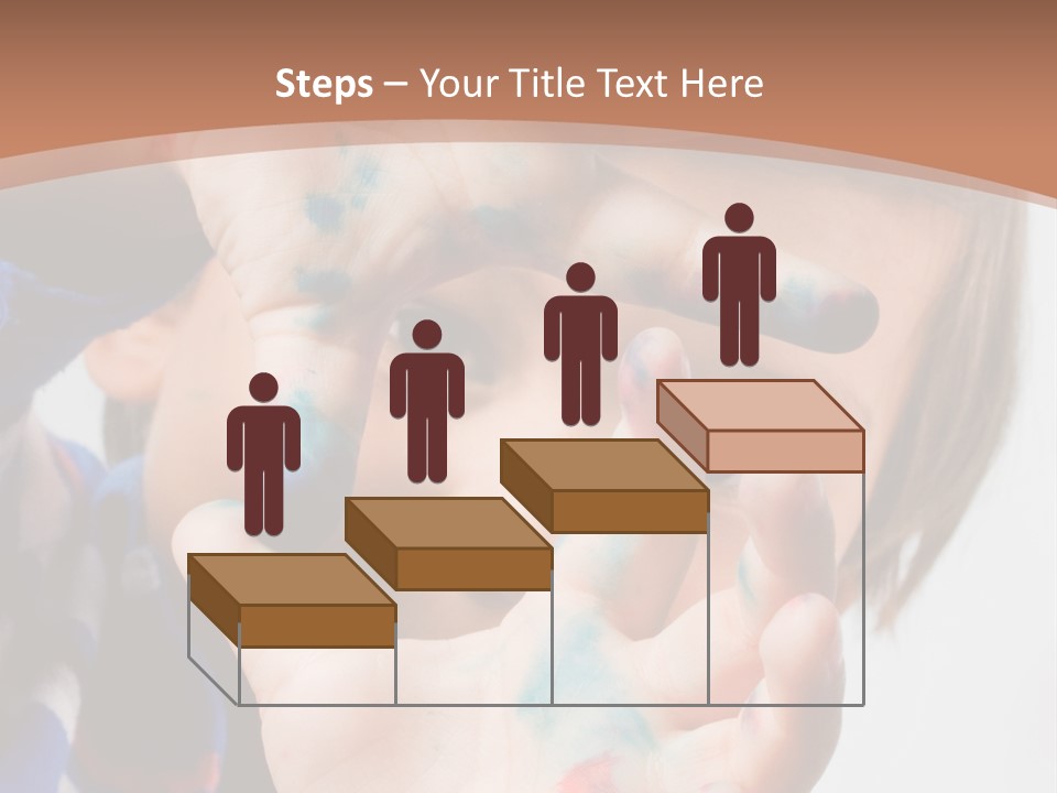 Three Boy People PowerPoint Template