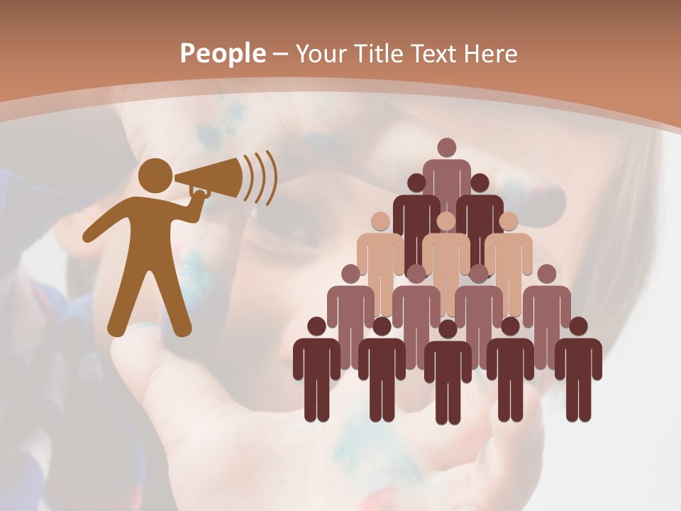 Three Boy People PowerPoint Template