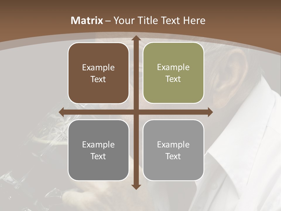 A Man Drinking A Glass Of Wine From A Wine Glass PowerPoint Template