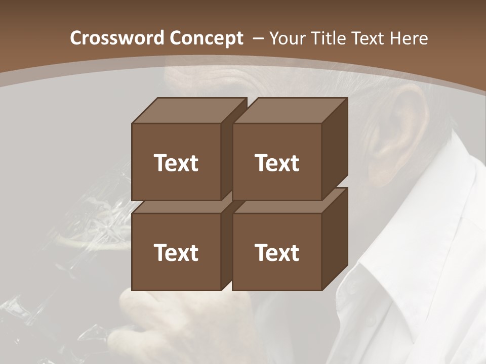 A Man Drinking A Glass Of Wine From A Wine Glass PowerPoint Template