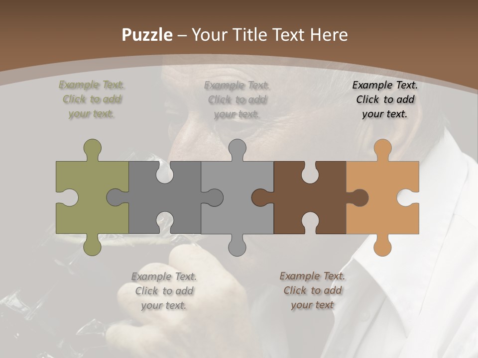 A Man Drinking A Glass Of Wine From A Wine Glass PowerPoint Template