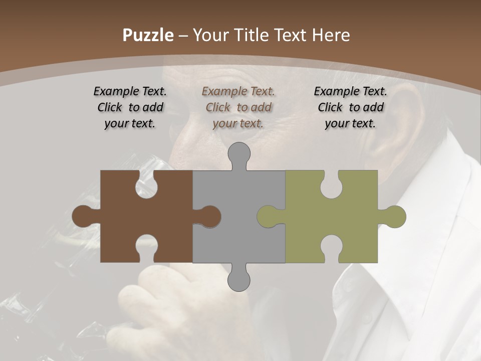 A Man Drinking A Glass Of Wine From A Wine Glass PowerPoint Template