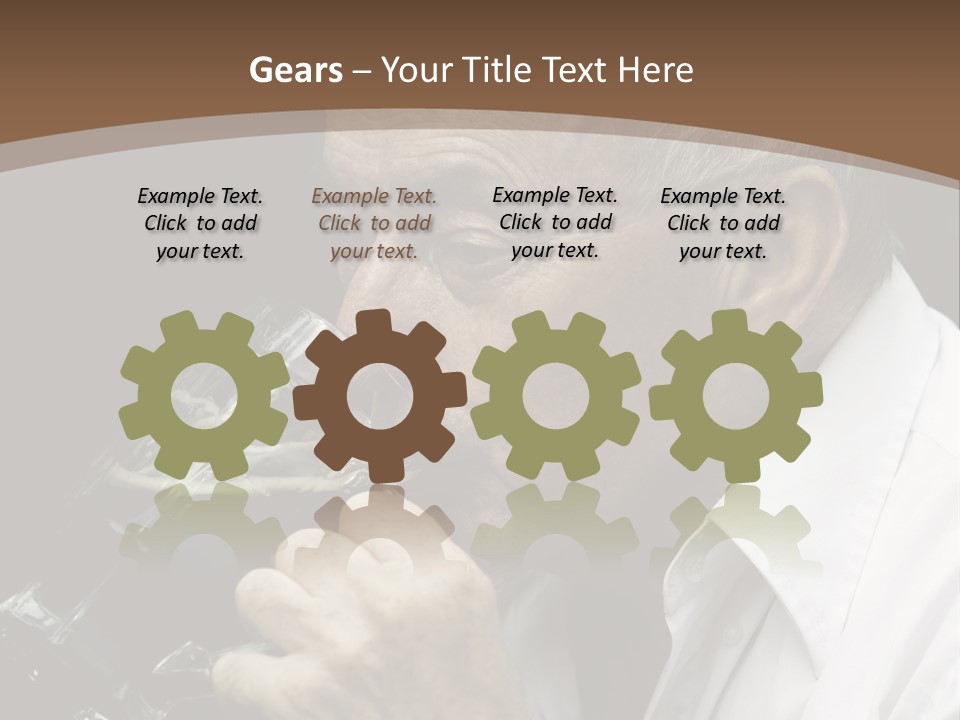 A Man Drinking A Glass Of Wine From A Wine Glass PowerPoint Template