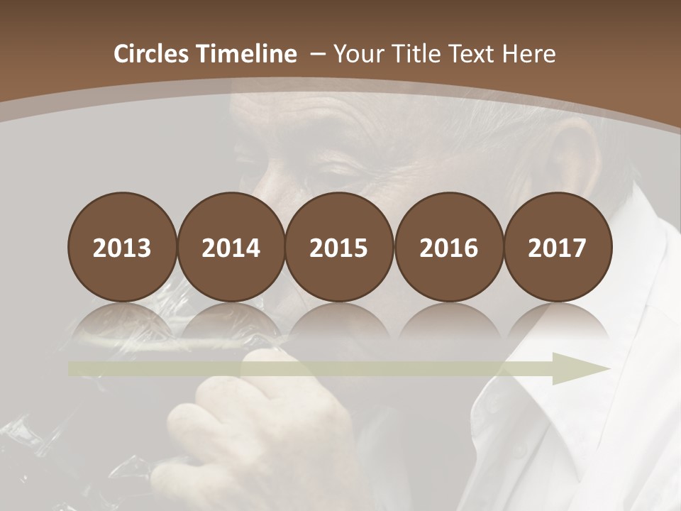 A Man Drinking A Glass Of Wine From A Wine Glass PowerPoint Template