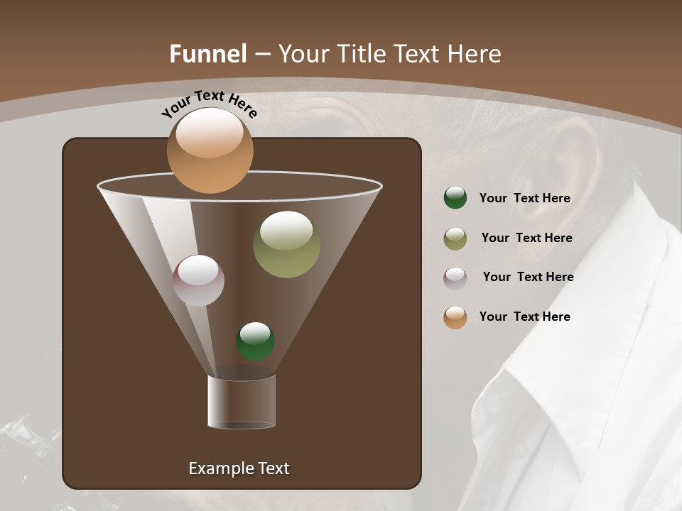 A Man Drinking A Glass Of Wine From A Wine Glass PowerPoint Template