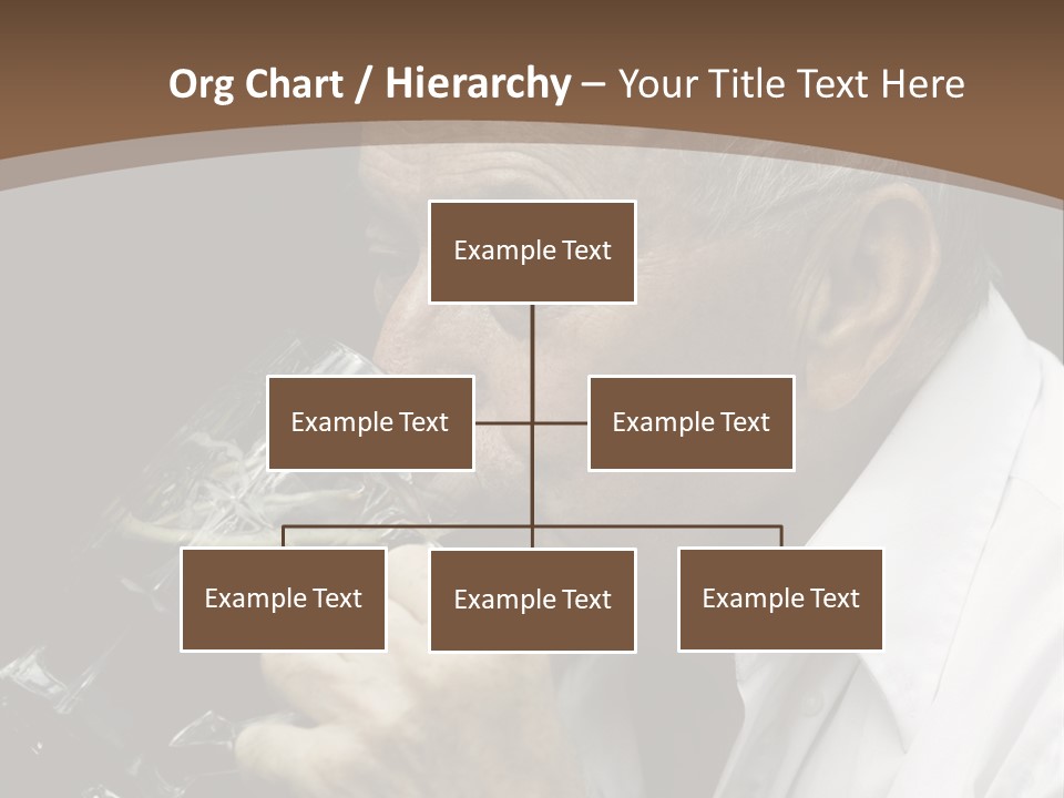 A Man Drinking A Glass Of Wine From A Wine Glass PowerPoint Template