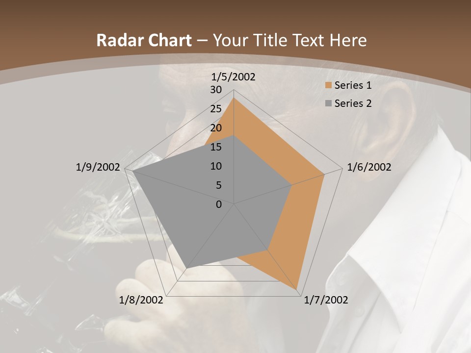 A Man Drinking A Glass Of Wine From A Wine Glass PowerPoint Template