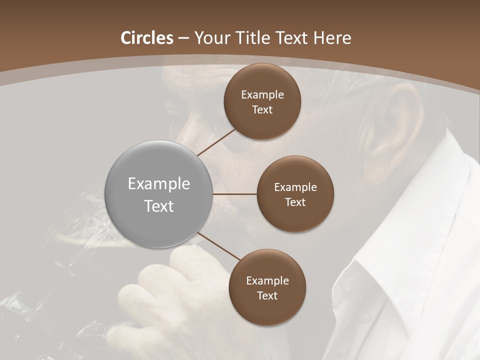 A Man Drinking A Glass Of Wine From A Wine Glass PowerPoint Template