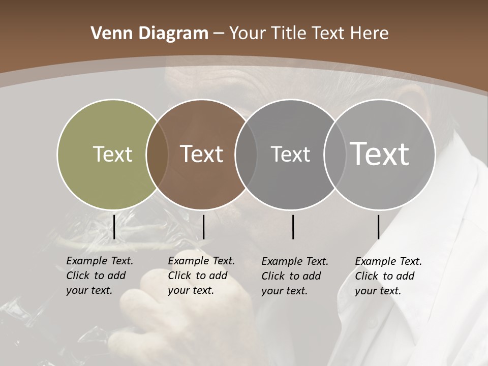 A Man Drinking A Glass Of Wine From A Wine Glass PowerPoint Template