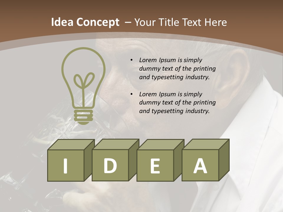 A Man Drinking A Glass Of Wine From A Wine Glass PowerPoint Template