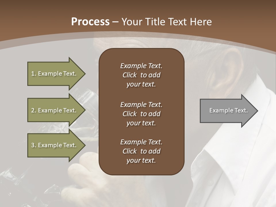 A Man Drinking A Glass Of Wine From A Wine Glass PowerPoint Template
