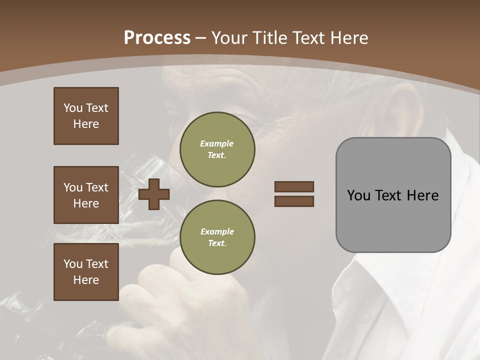 A Man Drinking A Glass Of Wine From A Wine Glass PowerPoint Template