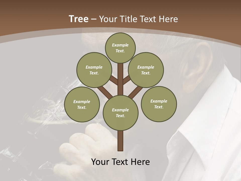 A Man Drinking A Glass Of Wine From A Wine Glass PowerPoint Template