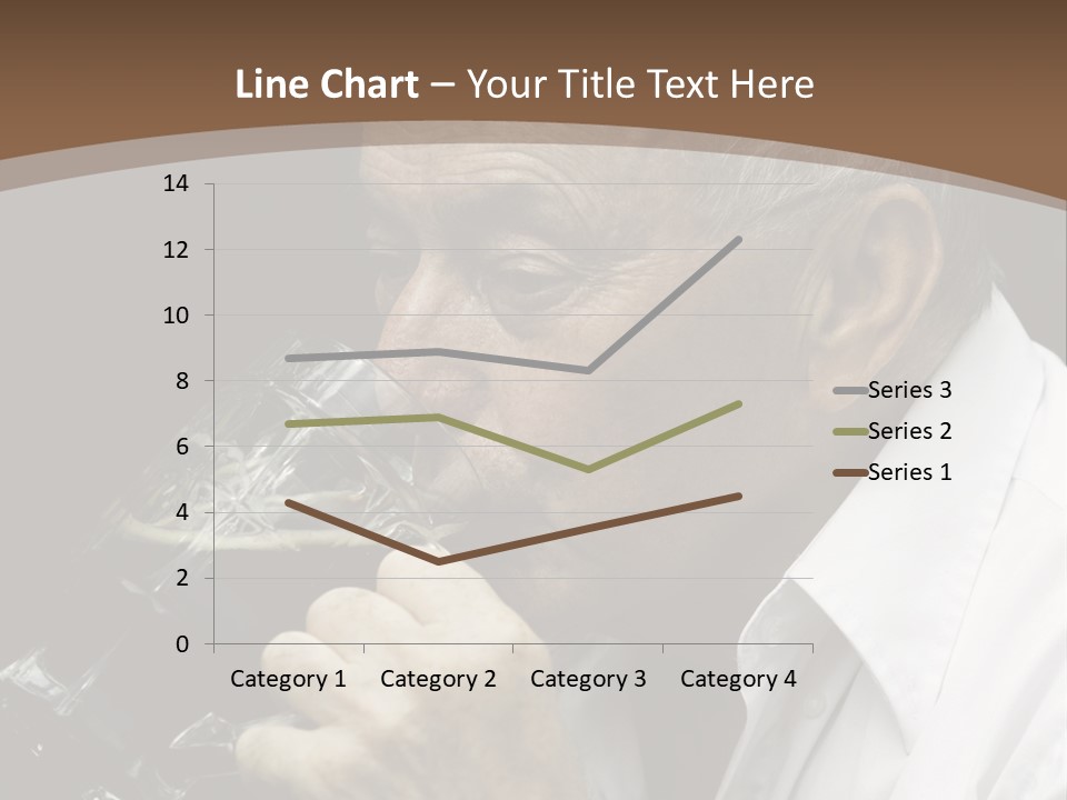 A Man Drinking A Glass Of Wine From A Wine Glass PowerPoint Template