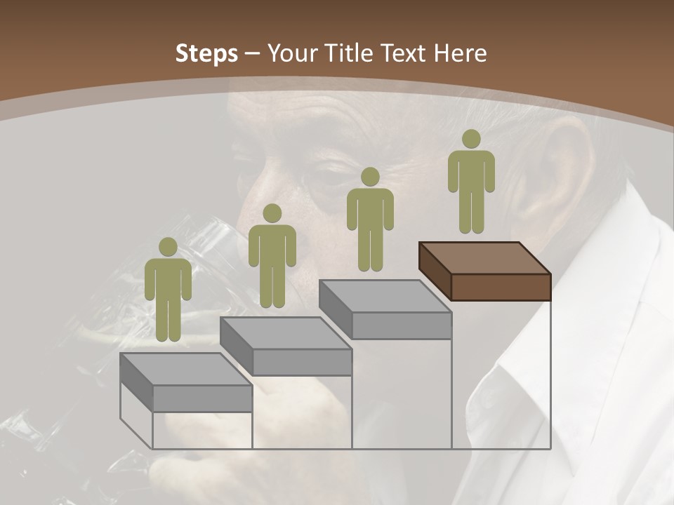 A Man Drinking A Glass Of Wine From A Wine Glass PowerPoint Template