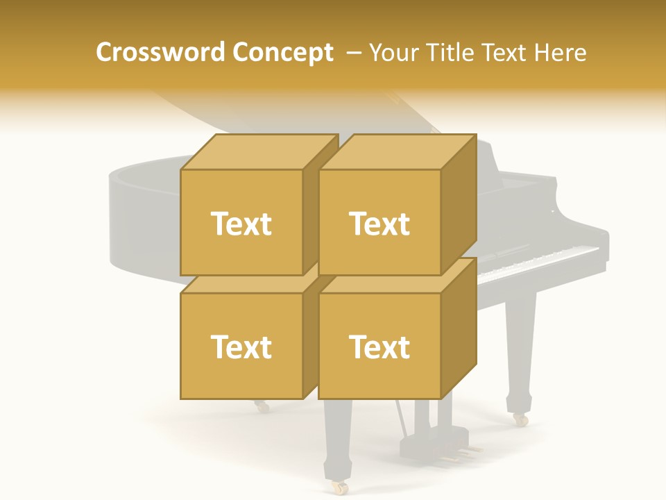 Forte Black Melody PowerPoint Template