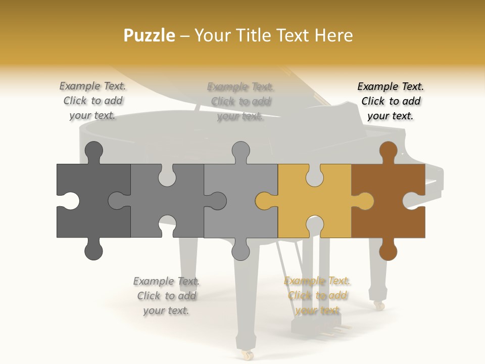 Forte Black Melody PowerPoint Template