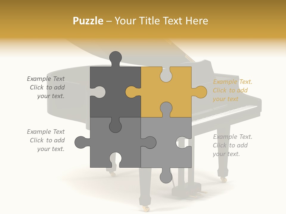 Forte Black Melody PowerPoint Template