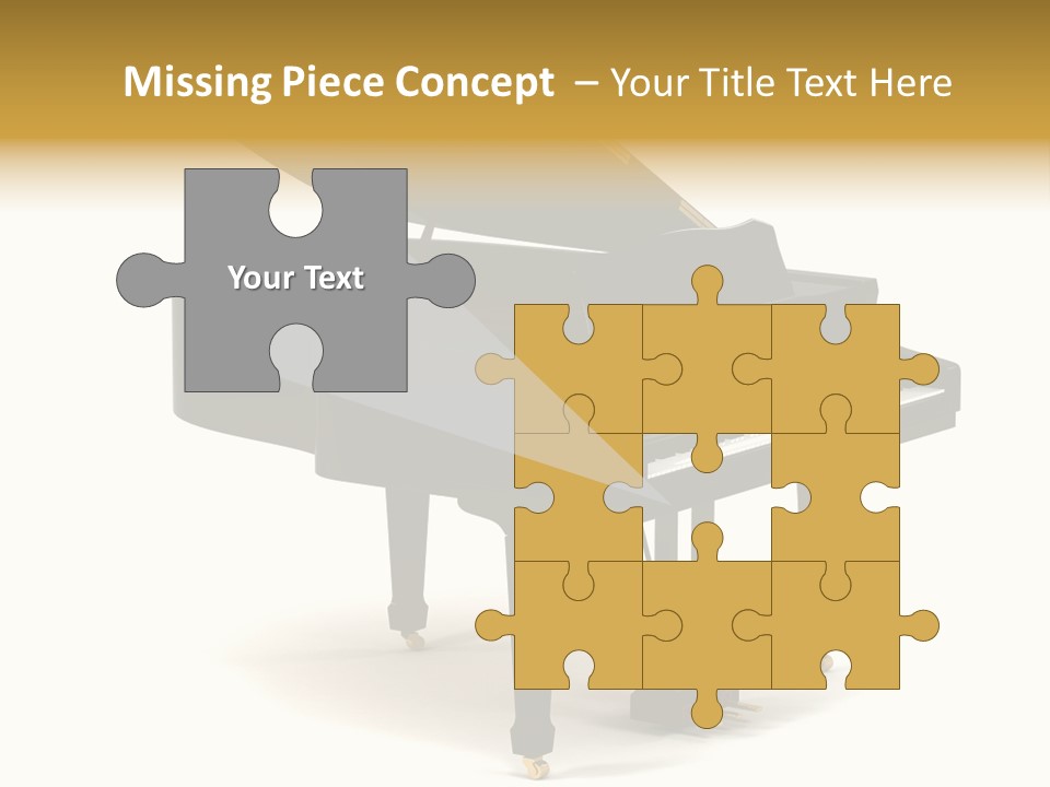 Forte Black Melody PowerPoint Template