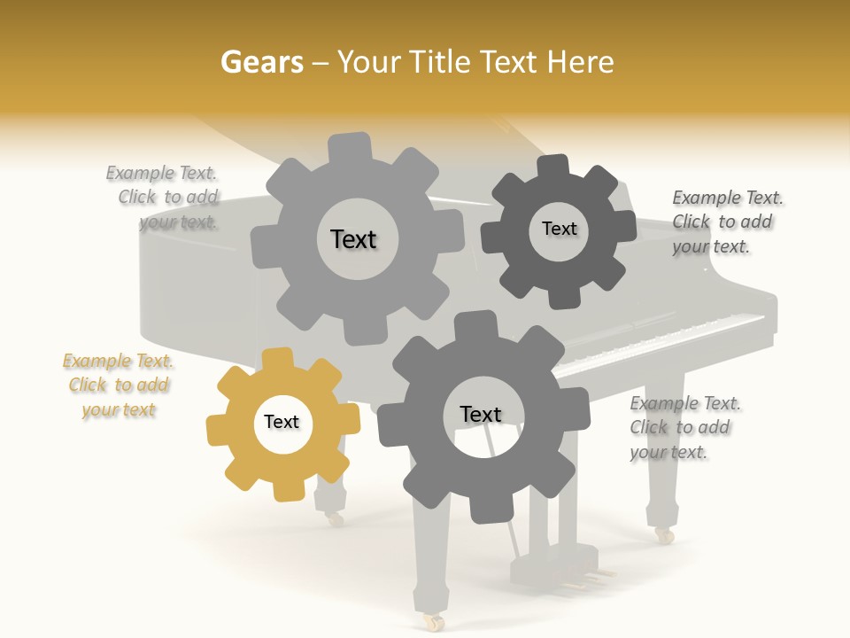 Forte Black Melody PowerPoint Template