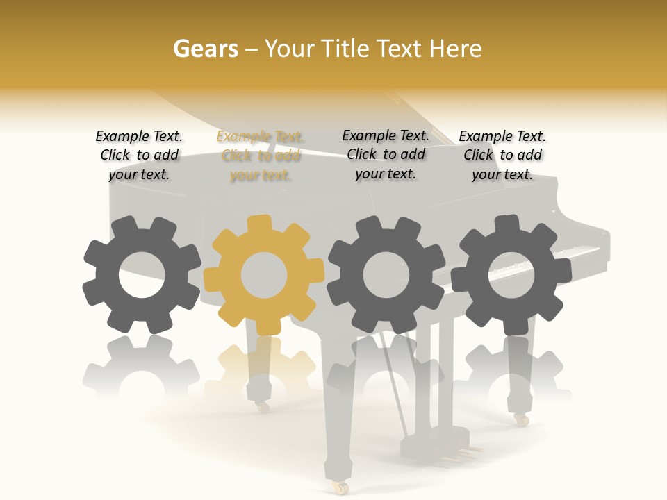 Forte Black Melody PowerPoint Template