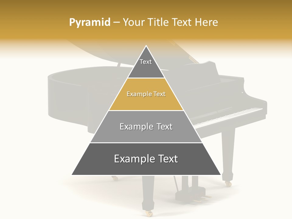 Forte Black Melody PowerPoint Template