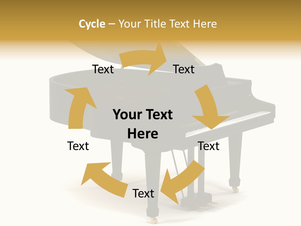 Forte Black Melody PowerPoint Template