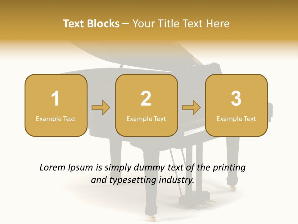 Forte Black Melody PowerPoint Template