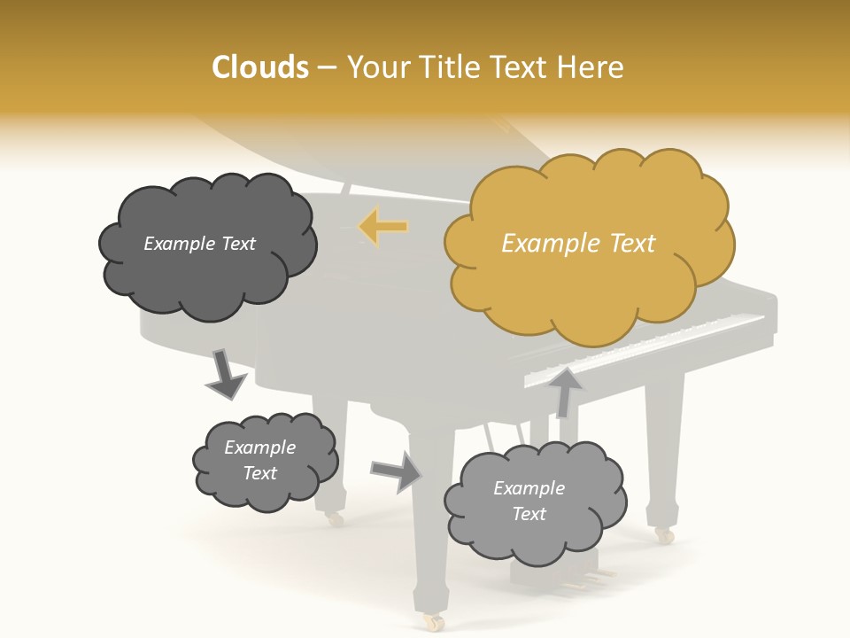 Forte Black Melody PowerPoint Template