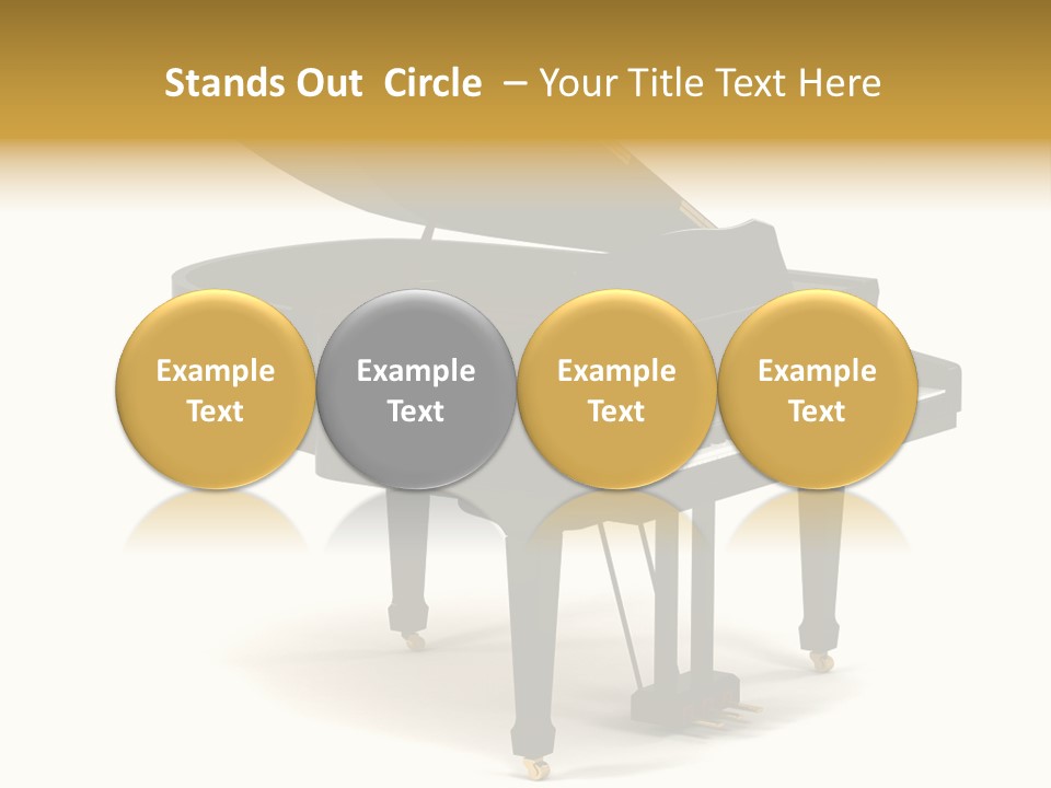 Forte Black Melody PowerPoint Template