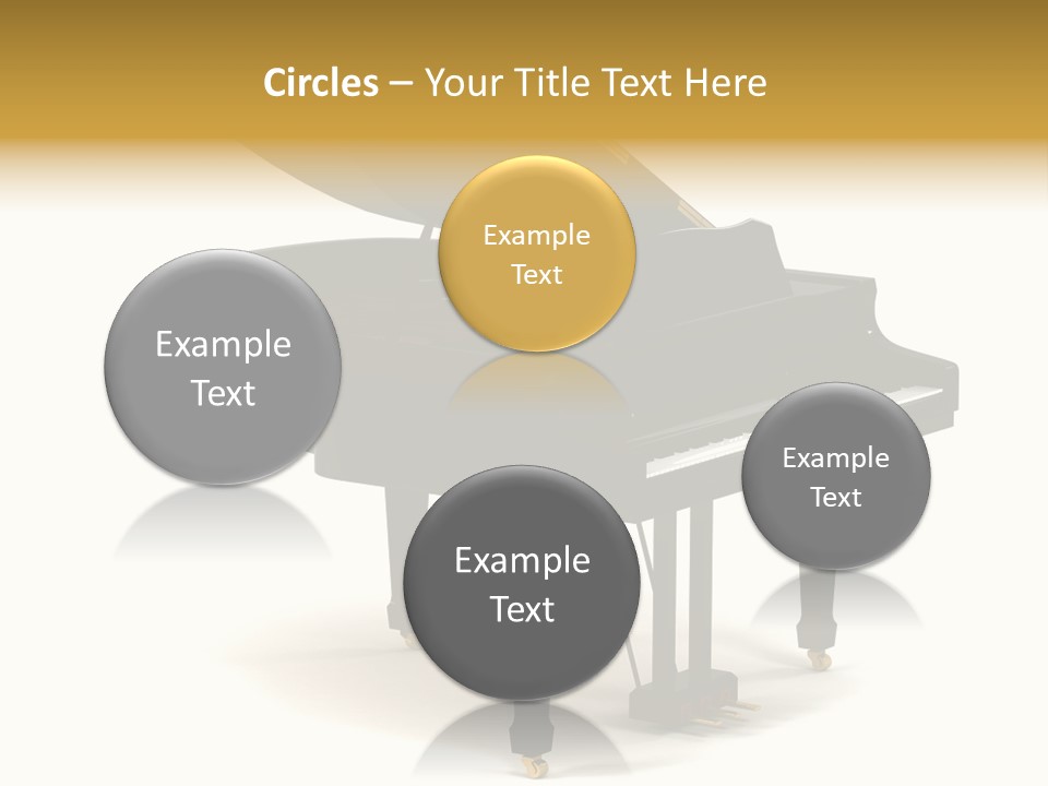 Forte Black Melody PowerPoint Template