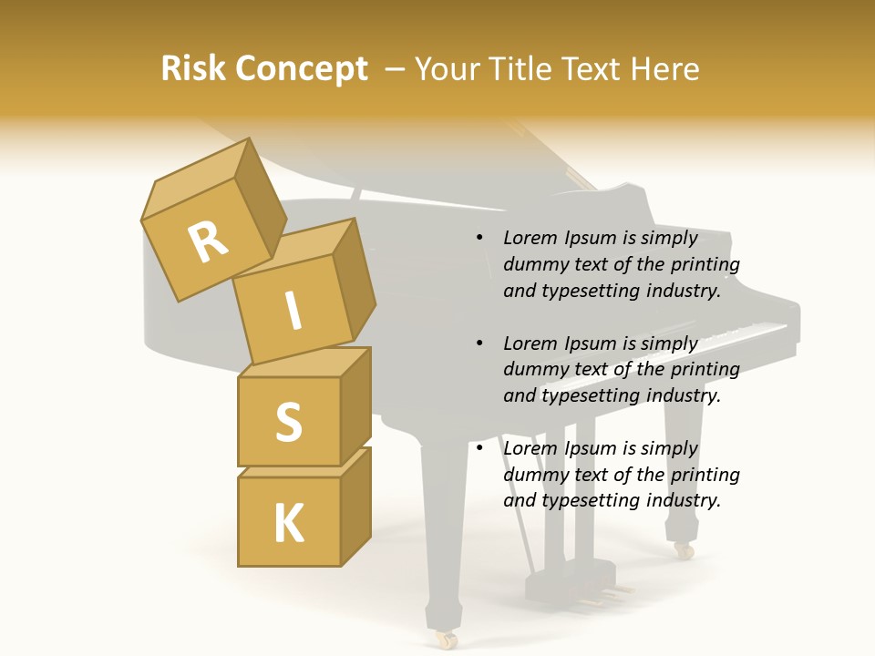 Forte Black Melody PowerPoint Template