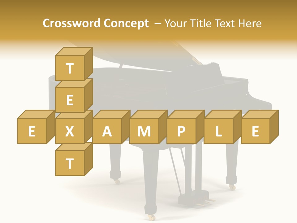 Forte Black Melody PowerPoint Template