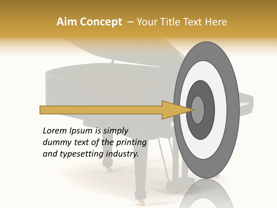 Forte Black Melody PowerPoint Template