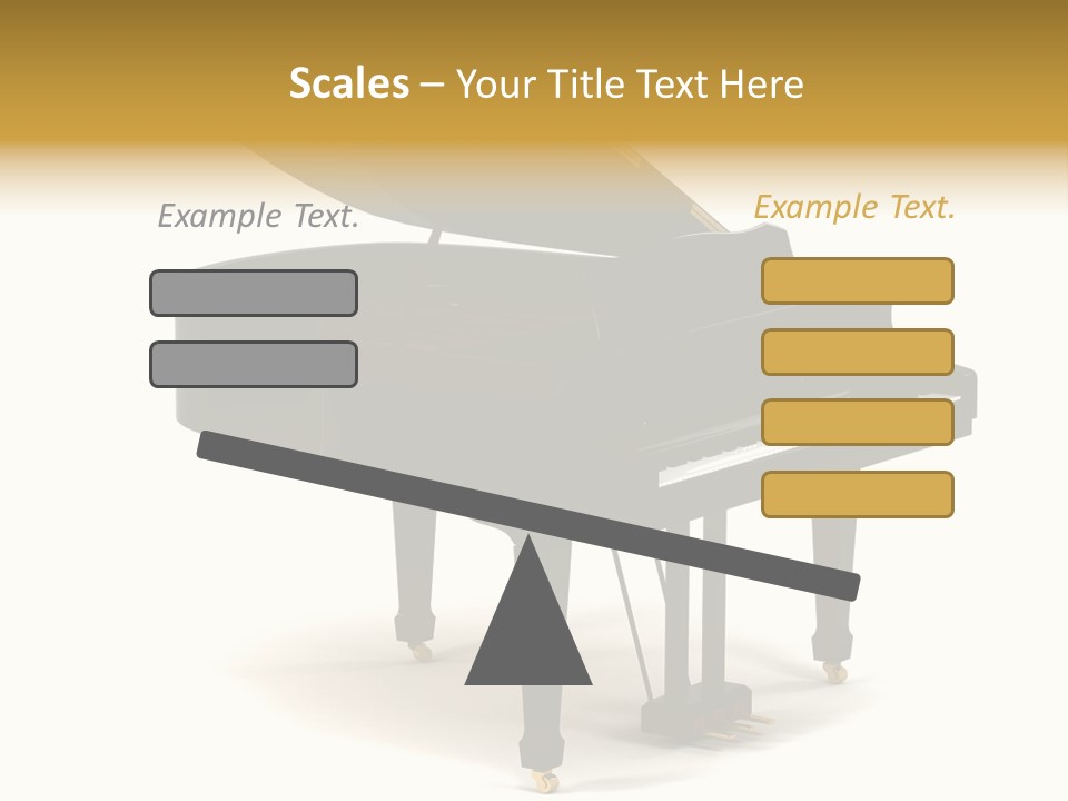 Forte Black Melody PowerPoint Template
