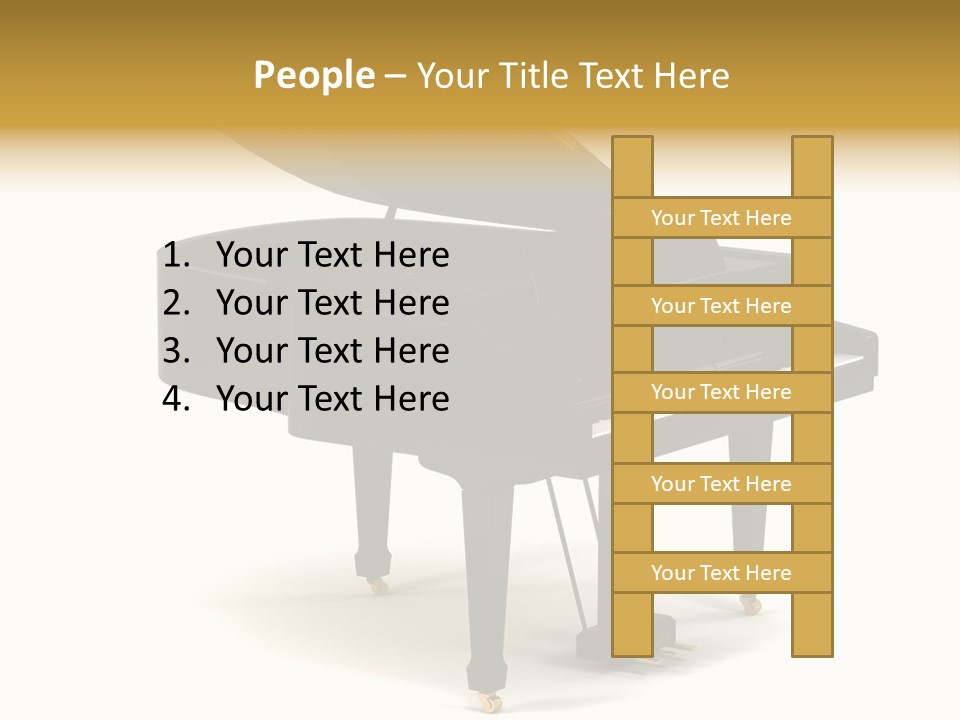 Forte Black Melody PowerPoint Template