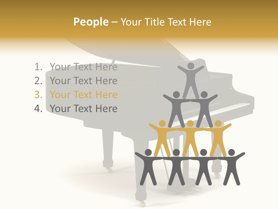 Forte Black Melody PowerPoint Template