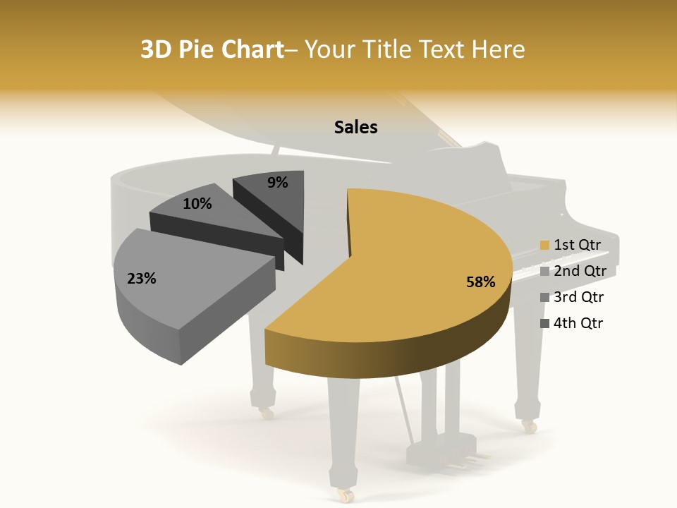 Forte Black Melody PowerPoint Template