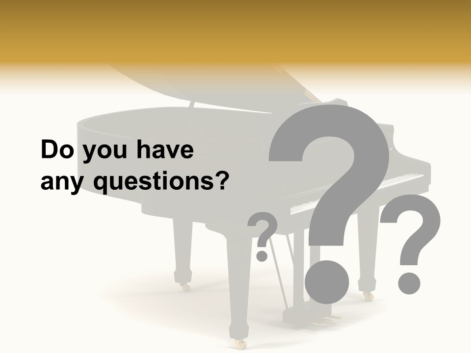 Forte Black Melody PowerPoint Template