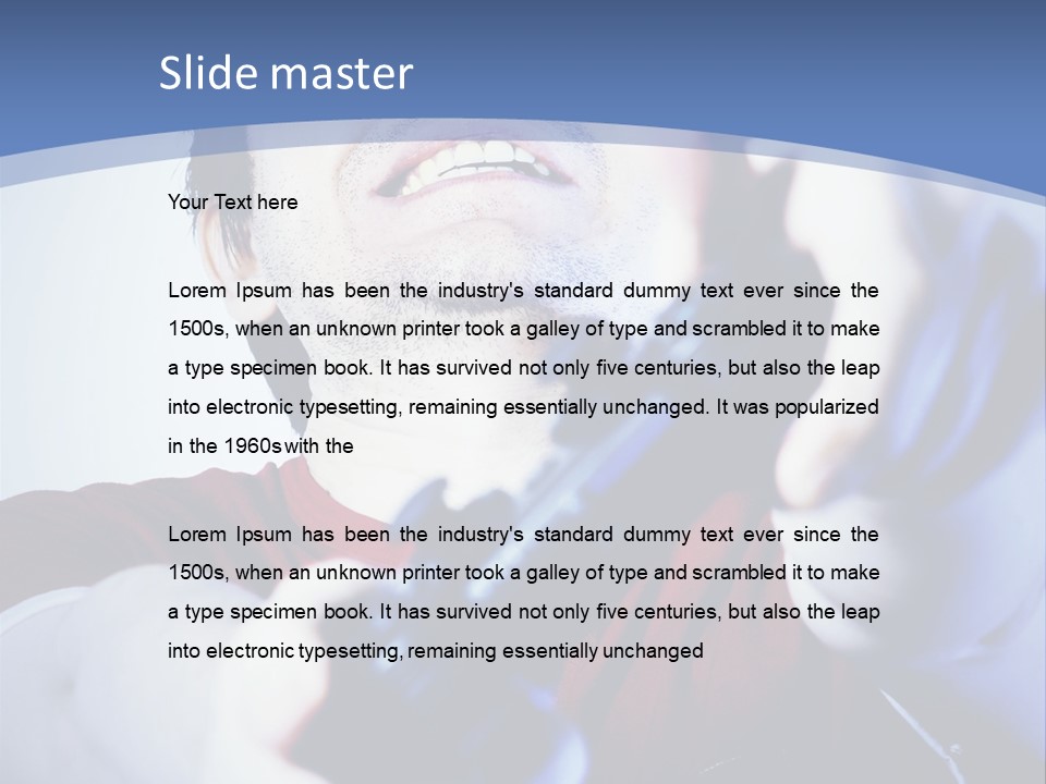 Attentive Intent Gaze PowerPoint Template