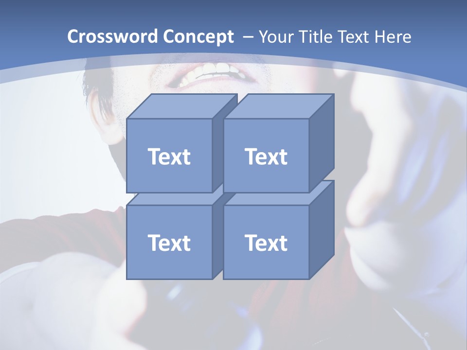Attentive Intent Gaze PowerPoint Template