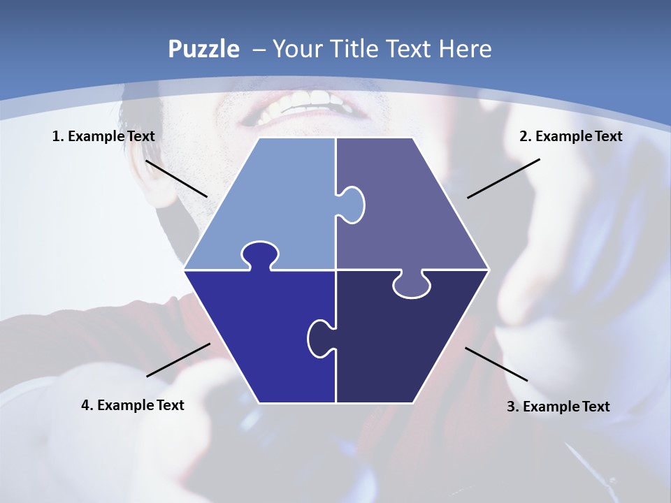 Attentive Intent Gaze PowerPoint Template
